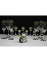 Подарочный набор 18 предметов с бокалом