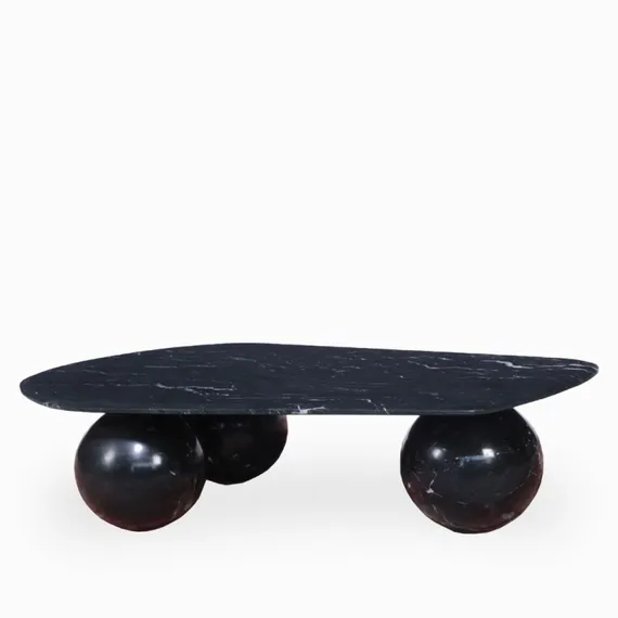 Кофейный стол Peregrine 120х60 см, черный индийский мрамор