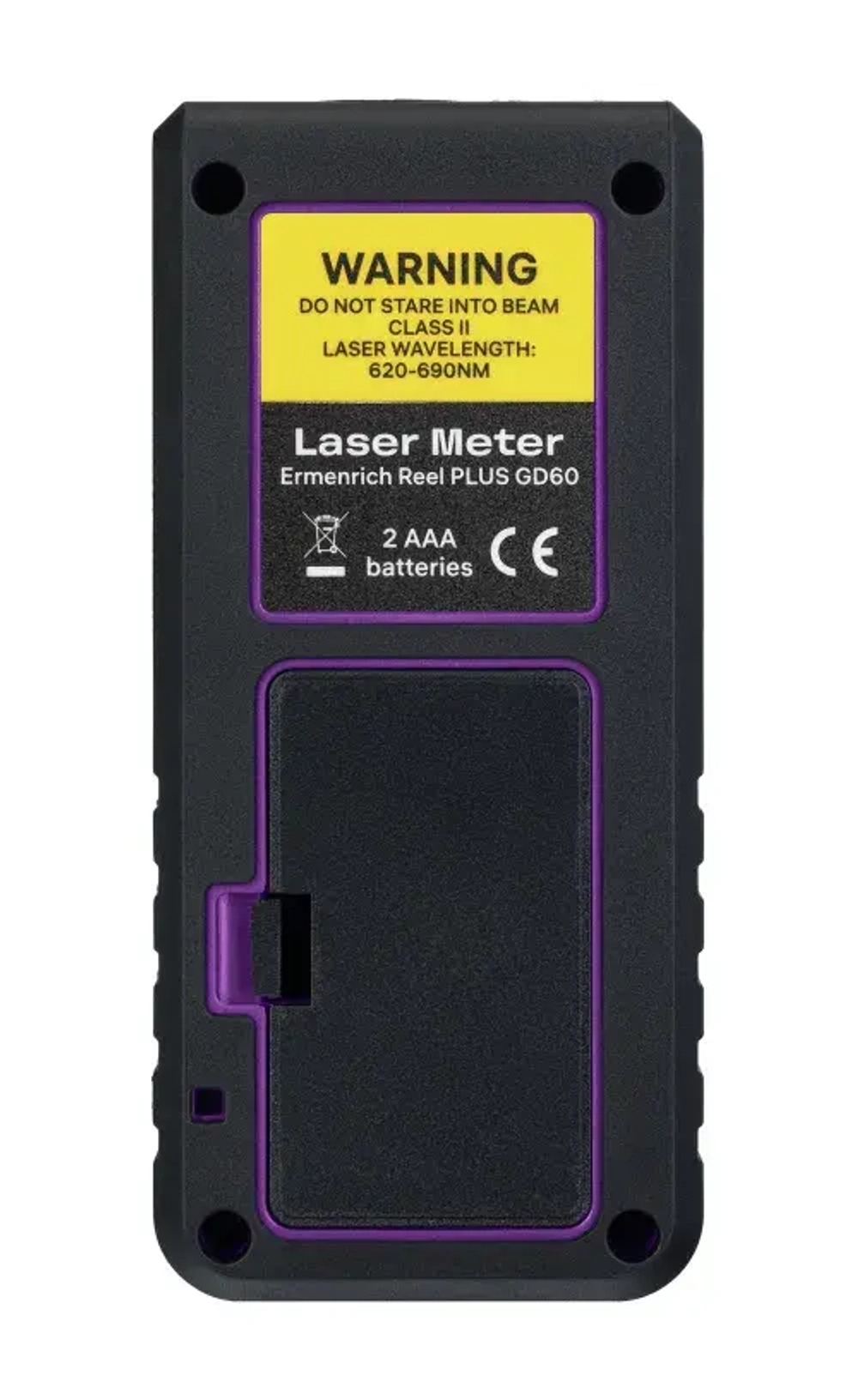 Лазерная рулетка Ermenrich Reel PLUS GD60, фиолетовый