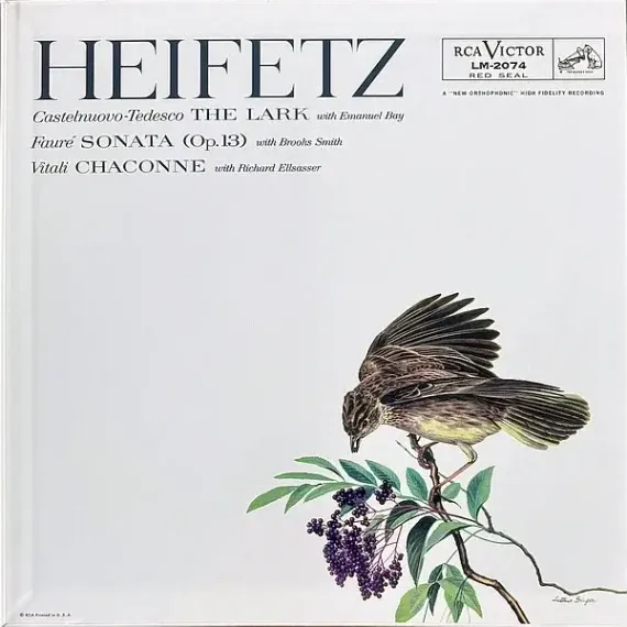 Jascha Heifetz – The Lark LP