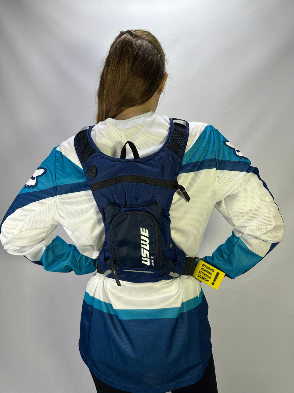Рюкзак-гидропак USWE RAW 3L Hydration Pack (2L), Factory Blue, Race Fit