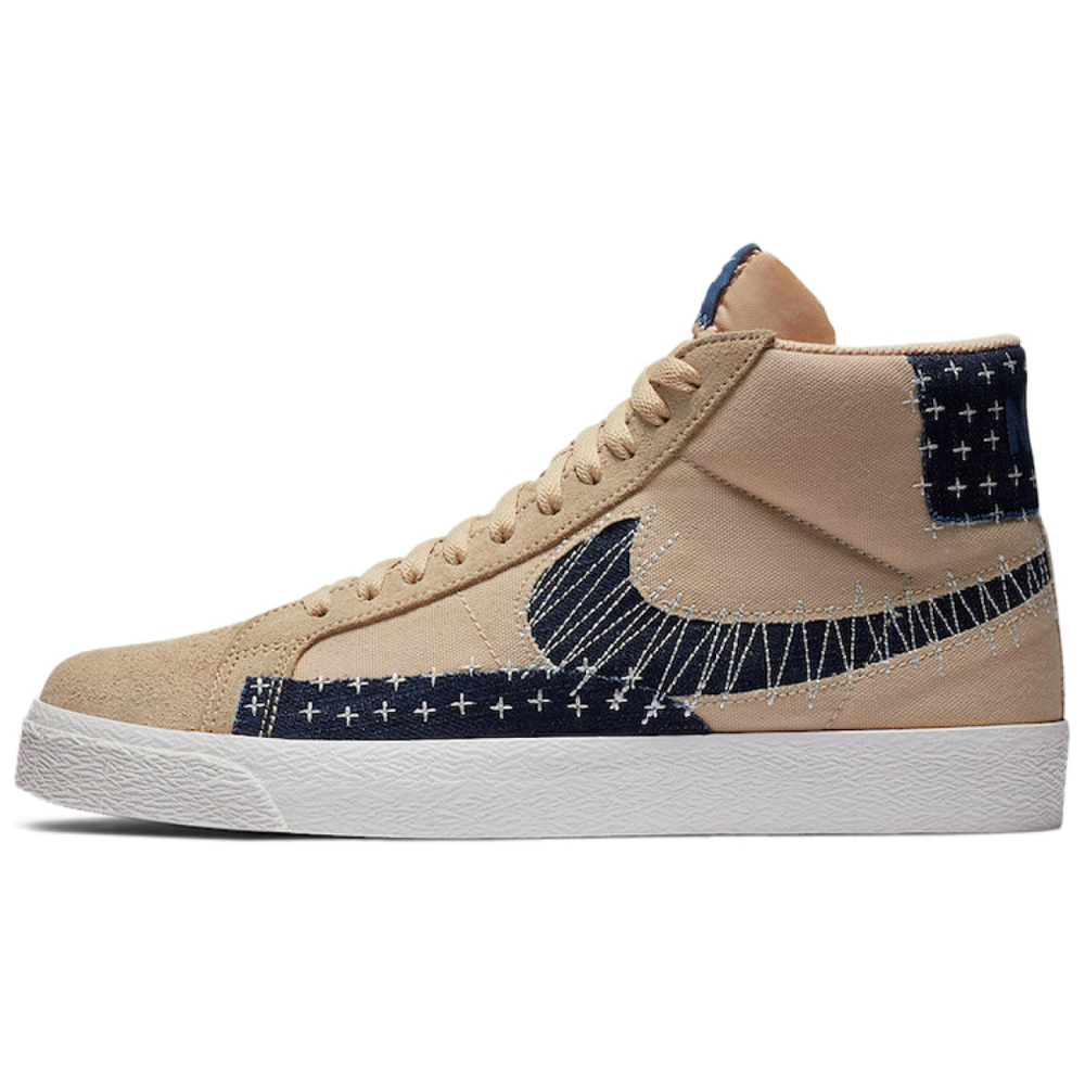 Кроссовки Nike Blazer Mid SB Sashiko Pack - Sesame