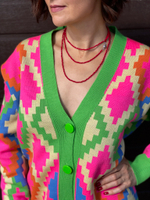 Нить-трансформер из венецианского бисера, цвет красный