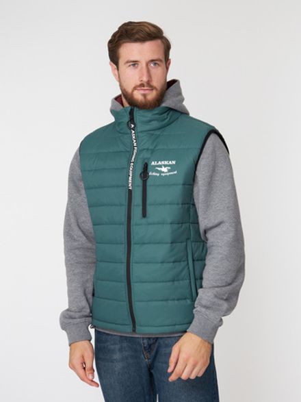Жилет Alaskan Juneau Vest Green   S утепл.стеганый
