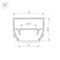 Профиль Arlight STRETCH-S-35-CEIL-CENTER-2000 GAMMA35 040699