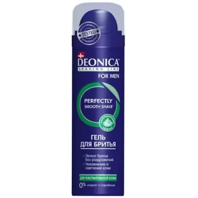 Гель для бритья DEONICA FOR MEN Для чувствительной кожи 200 мл