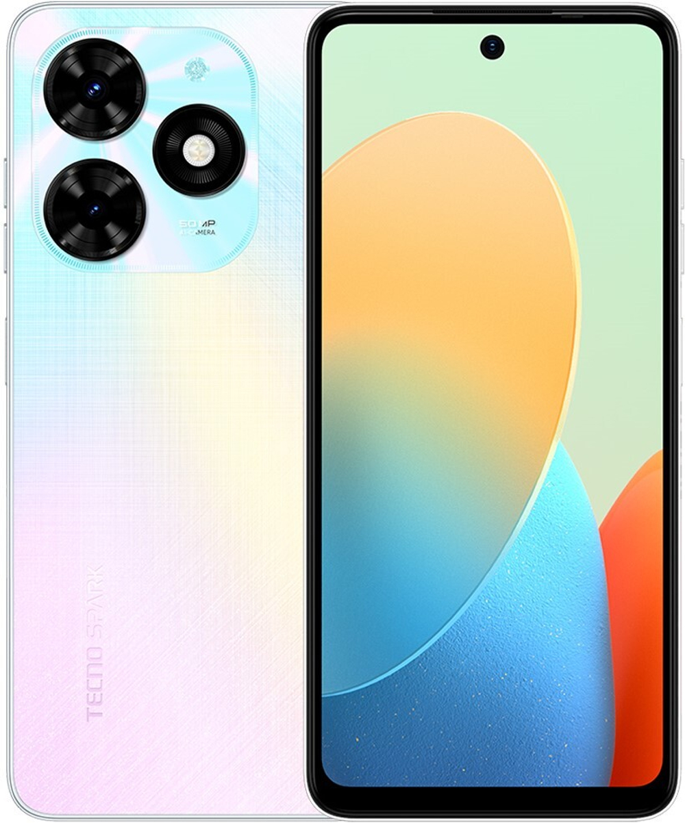 Смартфон TECNO Spark 20C (BG7n) 4/256GB Mystery White