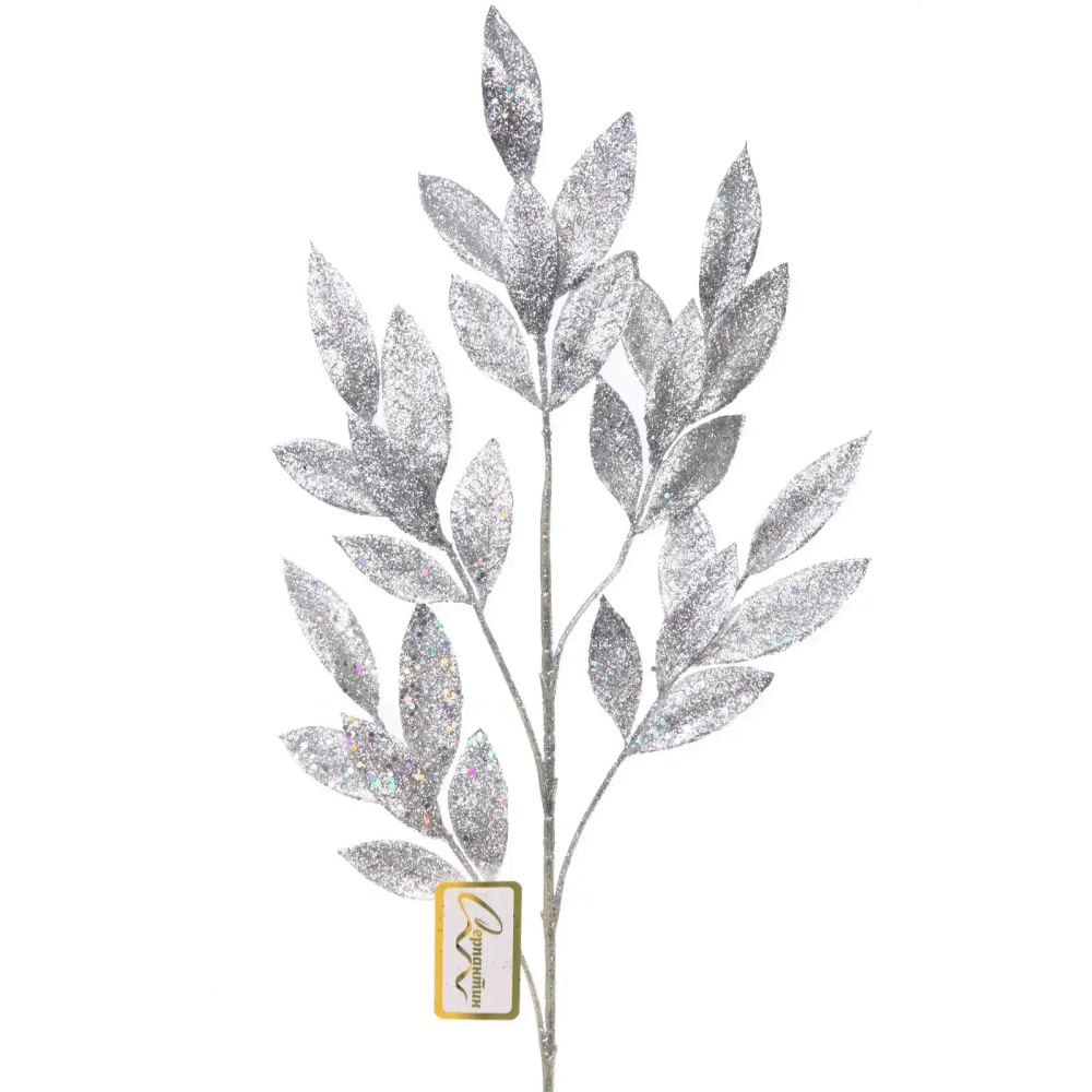 Ветка декоративная «Симфония красок», Серебро