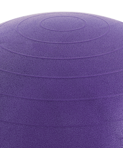 Фитбол GB-109 антивзрыв, 1200 гр, с ручным насосом, фиолетовый, 75 см