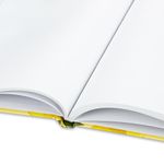 Блокнот с резинкой без линовки 96 л., А5 (145х203 мм), твердая обложка, BRAUBERG, "Lemons", 113727