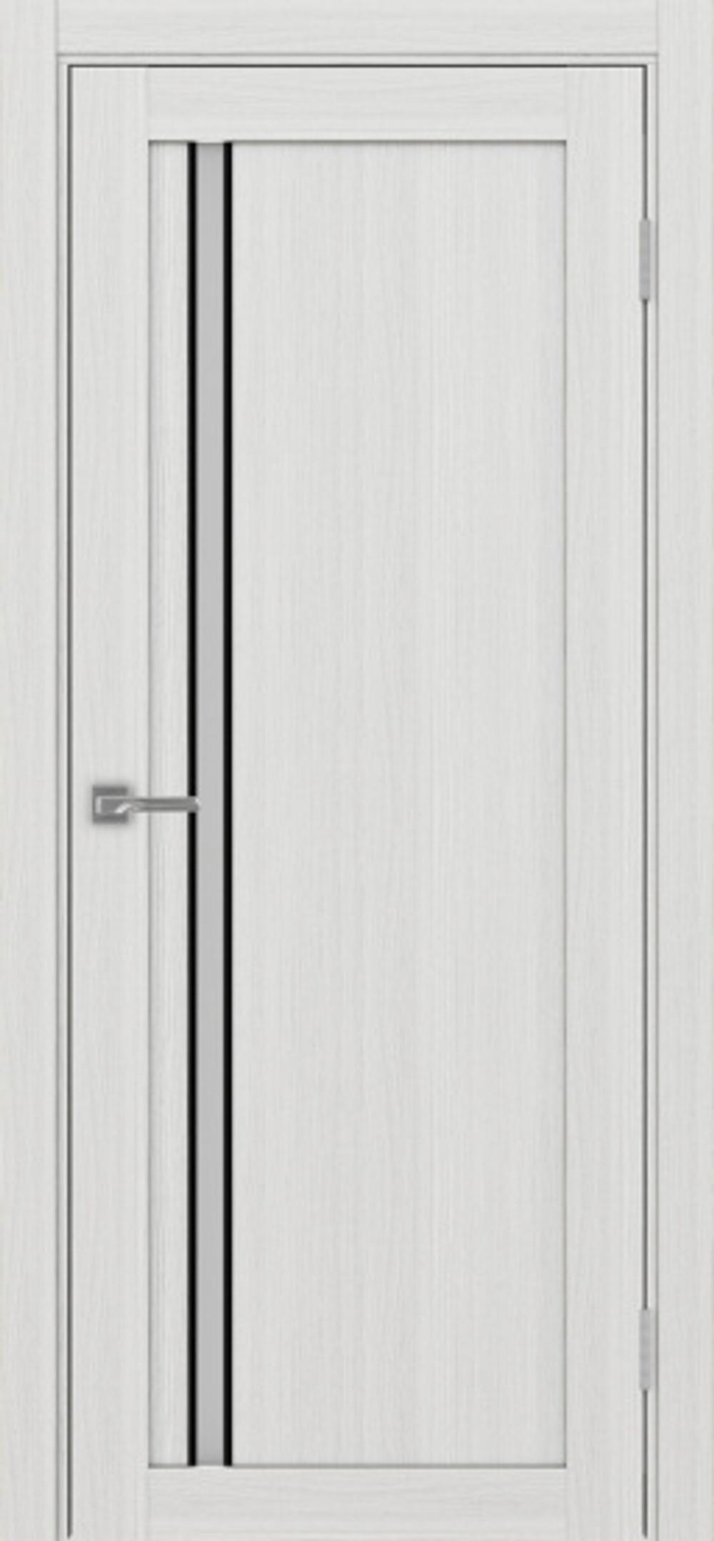 Межкомнатная дверь Optima Porte ТУРИН 527АПСSB.121 Молдинг AL + Стекло