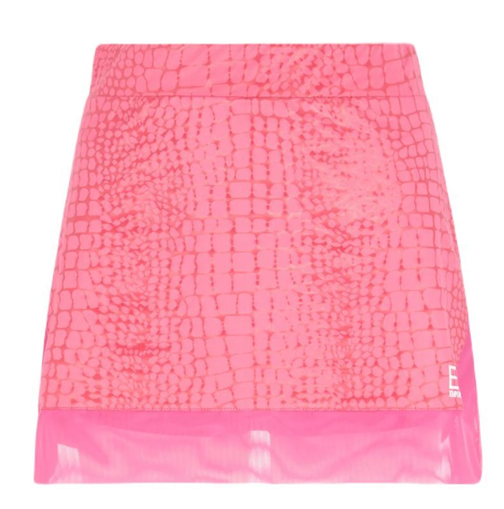 Теннисная юбка EA7 Woman Jersey Skirt - fancy pink yarrow
