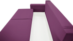 Диван Тусон Лайт Vivaldi 19 232*105*90 см, Фиолетовый  Еврокнижка Фиеста