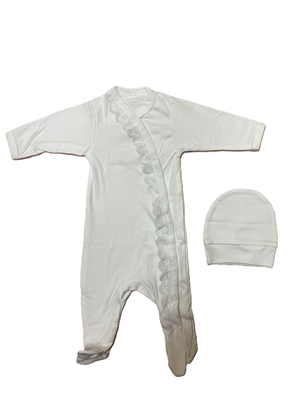 Костюм из 2х предметов (комбинезон №2 +шапочка) из интерлока (100% хлопок) на рост 62 см