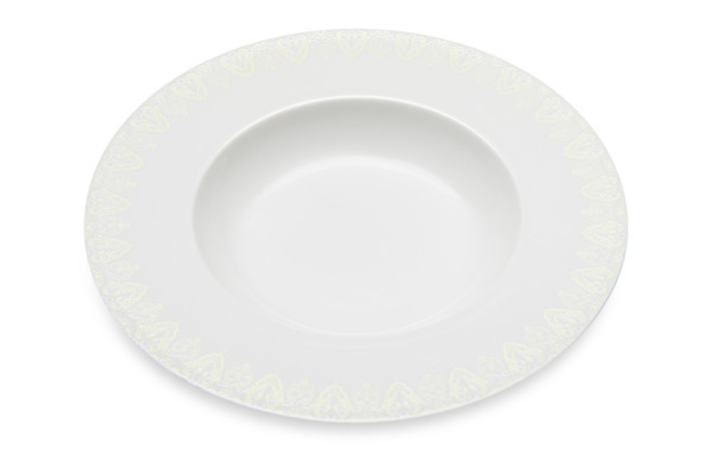 Тарелка суповая 23см Narumi Аврора жемчуг