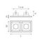Комплект из светильников и рамки Lightstar Domino Quadro (214523+214503+214503) D5230303