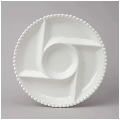 Менажница lefard pearl 6 секций круглая 26,5*3 см