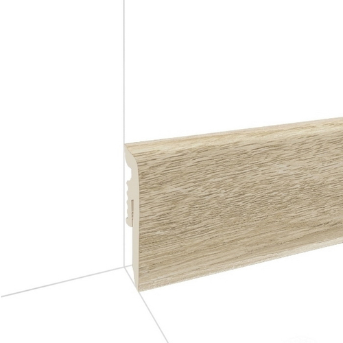Плинтус гибкий Arbiton VIGO 60 Дуб Альба 15Х60Х2200 мм