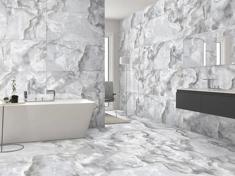Керамогранит Primavera Honey Onyx Bianco Polished 60x120 см (PR214)