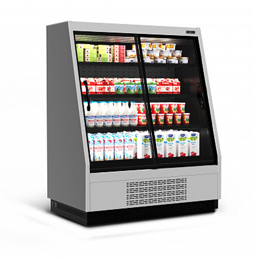 Витрина холодильная Carboma Tokyo 2 F16-08 VV 1,0-1 0030 STANDARD фронт X1 (версия 2.0) (9006-9005)