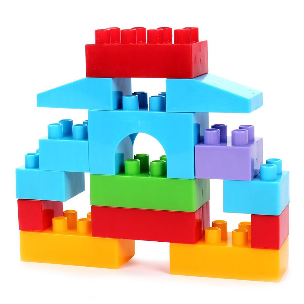 Конструктор в ведре BLOCKS №44. Артикул Арт.№044 (в наборе детали конструктора, ведро, крышка от вед