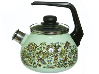 Чайник 2л со свистком "Imperio" салатовый