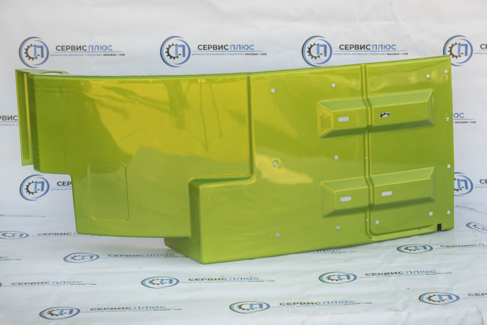 Брызговик кабины задний левый SHACMAN X3000 зеленого цвета