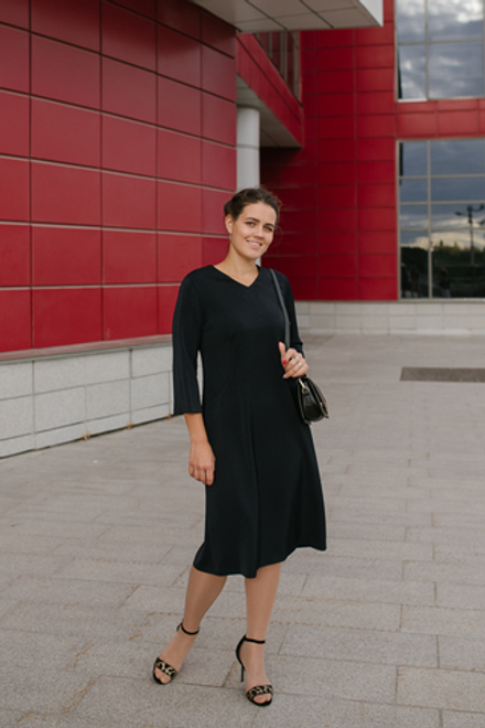 Офисное платье 2972ШЕ