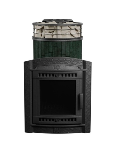 Печь банная «Атмосфера L» Верде Гватемала ламель+сетка с тоннелем