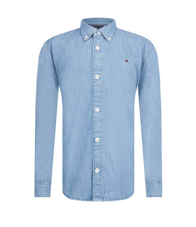 Рубашка Tommy Hilfiger - голубой(KB0KB08228)