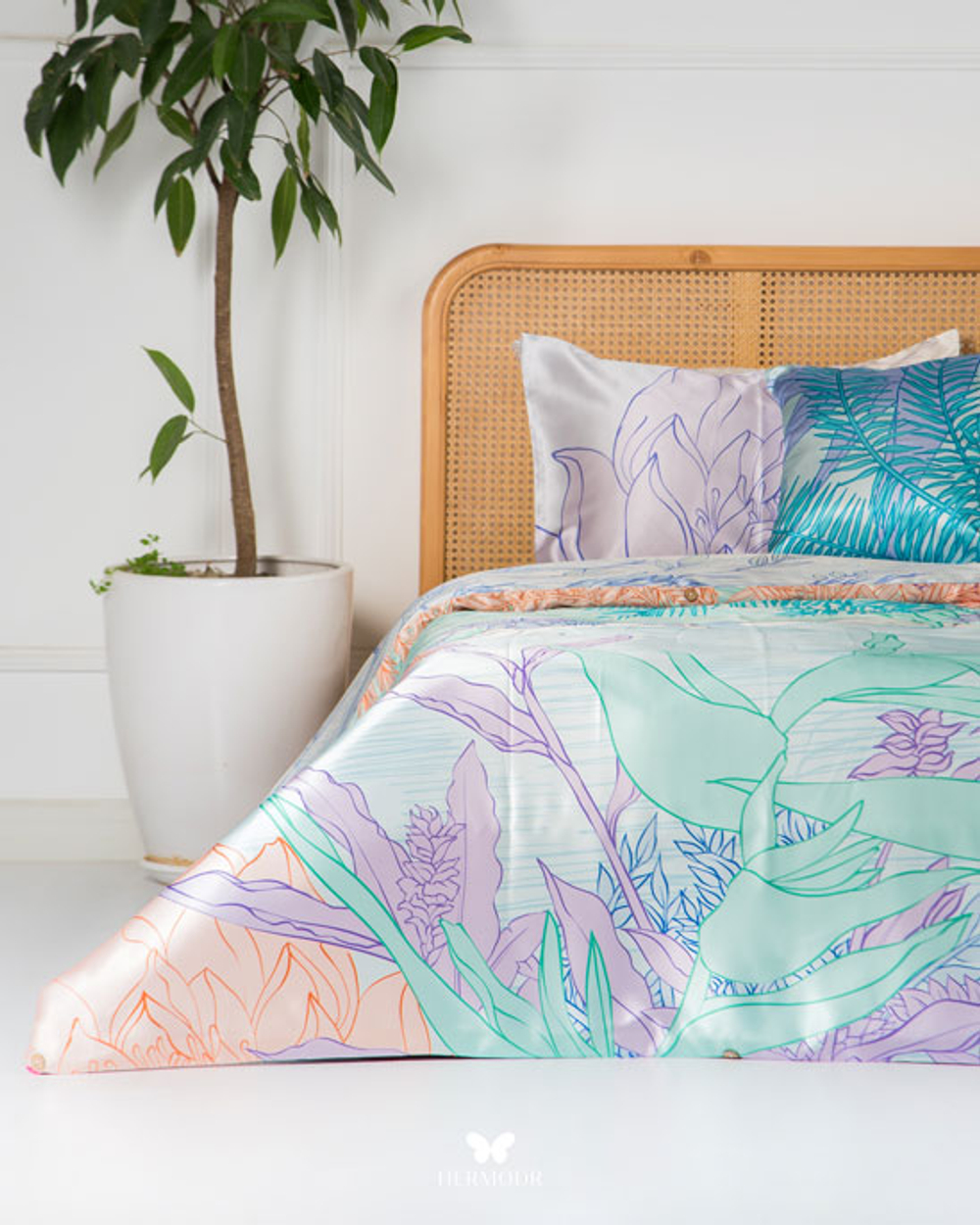 Комплект постельного белья двуспальный Baltoos Hermodr 8 предметов 130220287 Иран