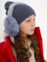 Наушники меховые FluffFold, серые