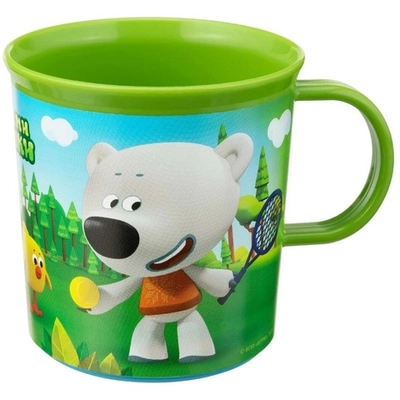 Кружка пластиковая 200мл «МИ-МИ-МИШКИ» зеленый