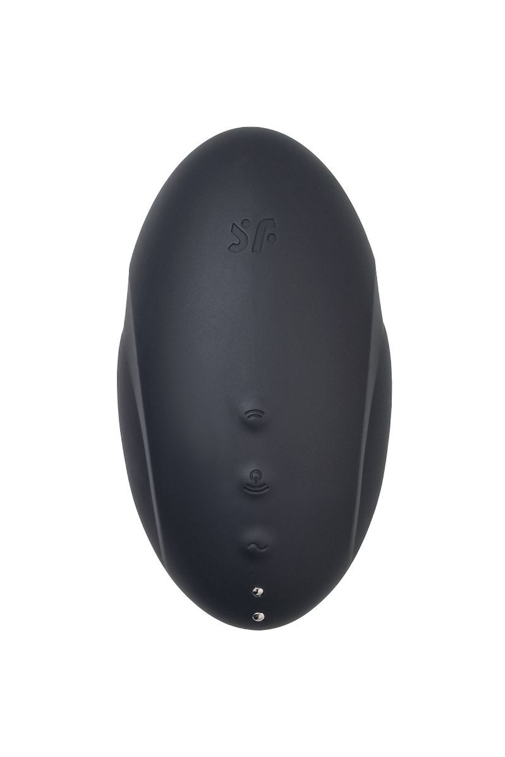 Черный вакуум-волновой стимулятор с вибрацией Vulva Lover 3