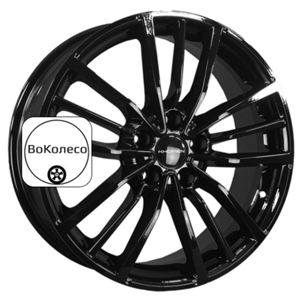 7x18/5x114,3 ET45 D60,1 KHW1812 (Changan/Geely/Lexus/Suzuki/Toyota) Black Khomen Wheels