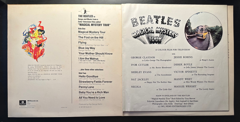 The Beatles - Magical Mystery Tour (Англия 1976г.)