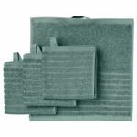 Набор полотенец IKEA VAGSJON (ВОГШЁН), Темно-бирюзовый, 30х30 см, 4 шт