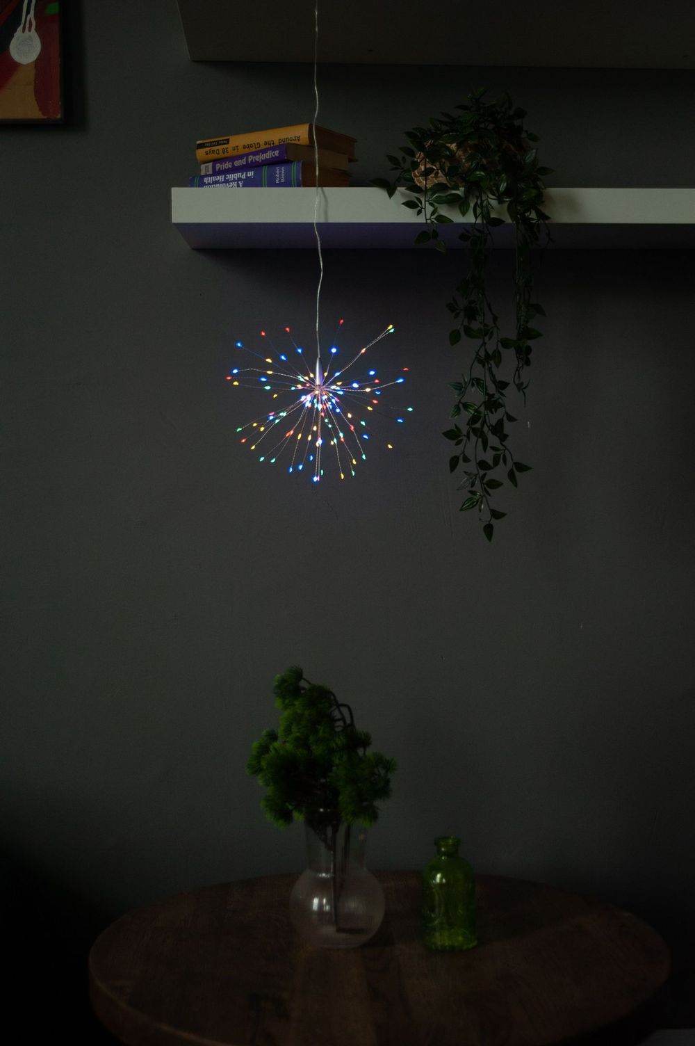 ULD-H3030-150-DTA-3AA-RC MULTI IP20 FIREWORKS Фигура светодиодная Фейерверк на батарейках 3AA не в-к. 30х30см. Подвесная. 120 светодиодов. Разноцветный свет. Пульт ДУ в-к. Провод прозрачный. TM Uniel