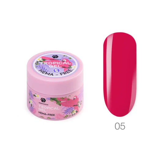 Цветной гель TROPICAL  ADRICOCO  №5, 15мл