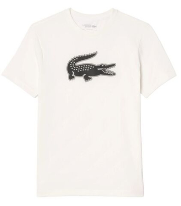 Теннисная футболка Lacoste SPORT 3D Print Crocodile Breathable Jersey - white