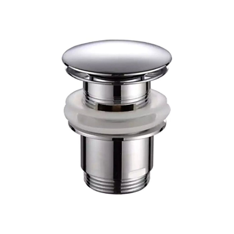 Донный клапан для раковины, 1" 1/4, бел, Frap, F60-8