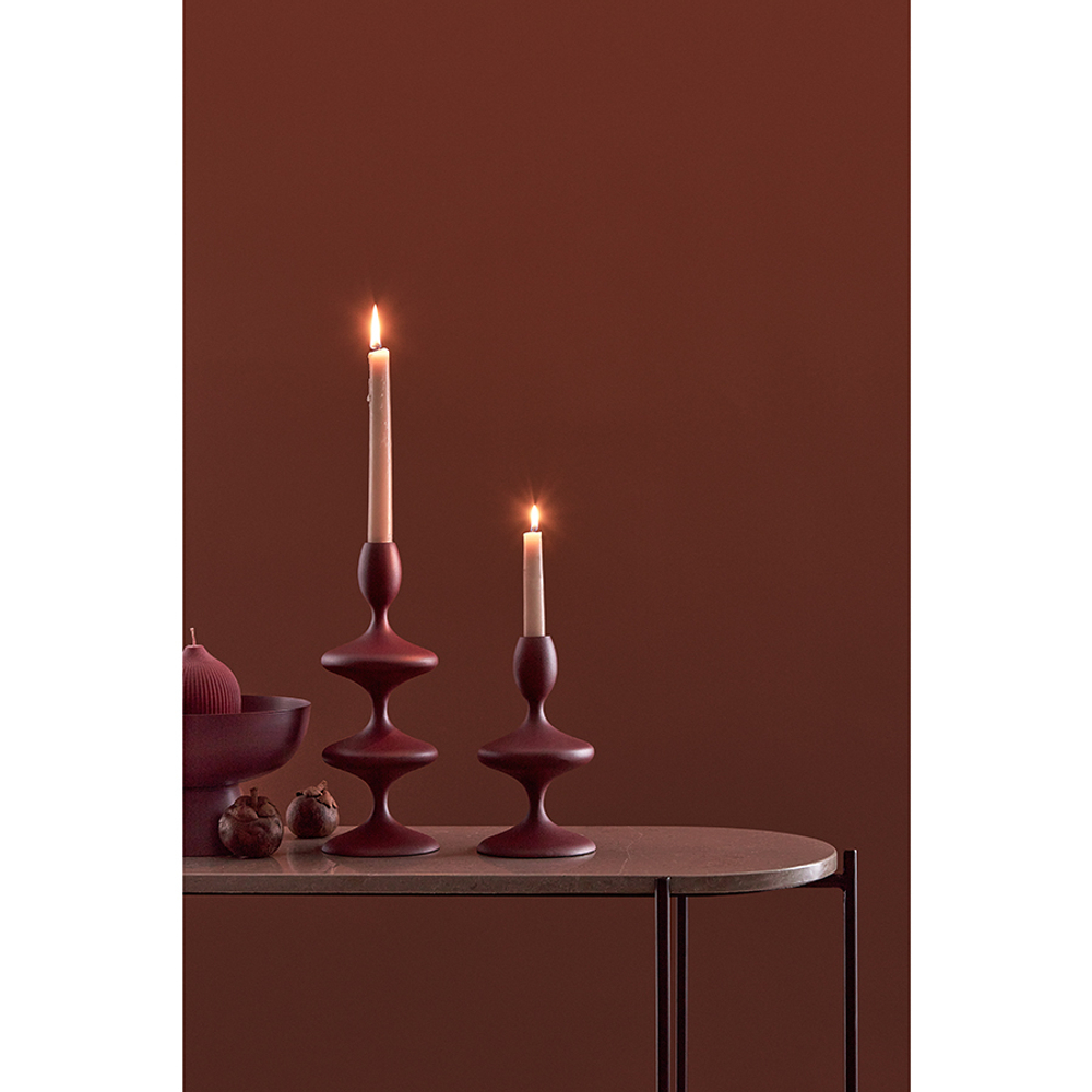 Подсвечник Vivlend, 29 см, винный