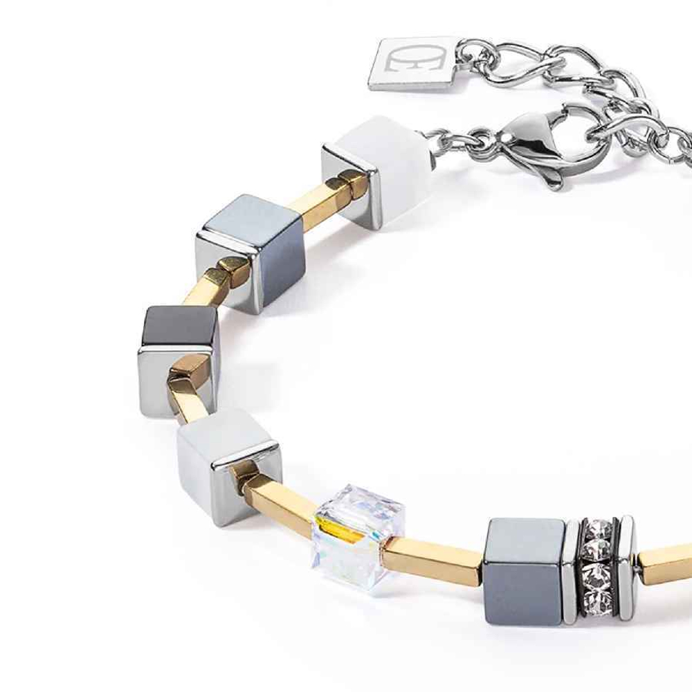 Браслет Coeur de Lion Black-White-Grey 2700/30-1333