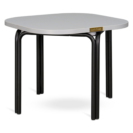 Столик кофейный LATITUDE Ror, 50х50 см, черный/серый