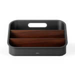 Органайзер bellwood, 29х20 см, черный/орех