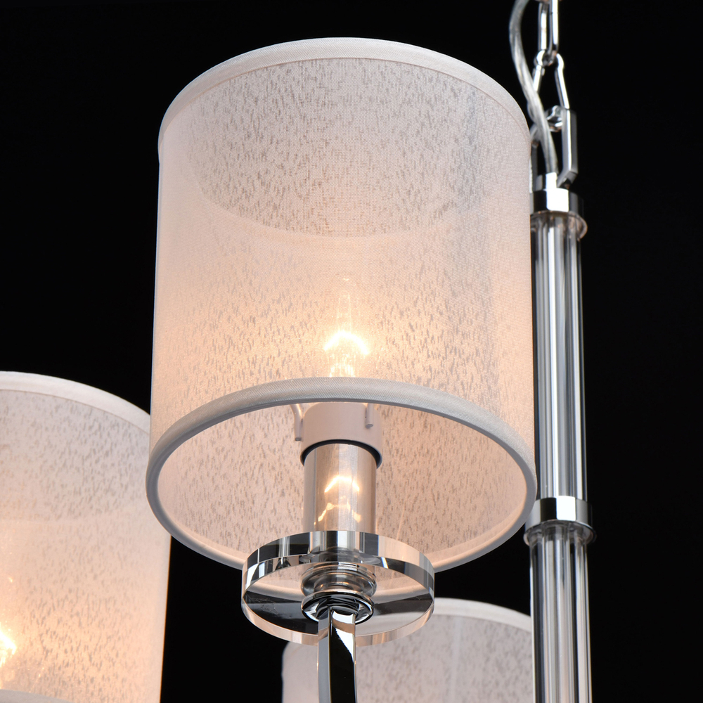 Люстра подвесная CHIARO Палермо, 8 ламп Е14, 480 Вт, до 24 кв м