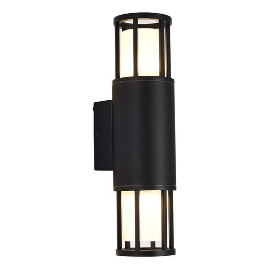 SL9017.401.02 Светильник уличный настенный ST-Luce черный/черный GU10 2*15W MESA