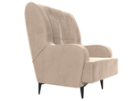 Кресло Неаполь, Бежевый, Велюр, 111950