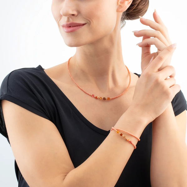 Колье Coeur de Lion Orange 4464/10-0200
