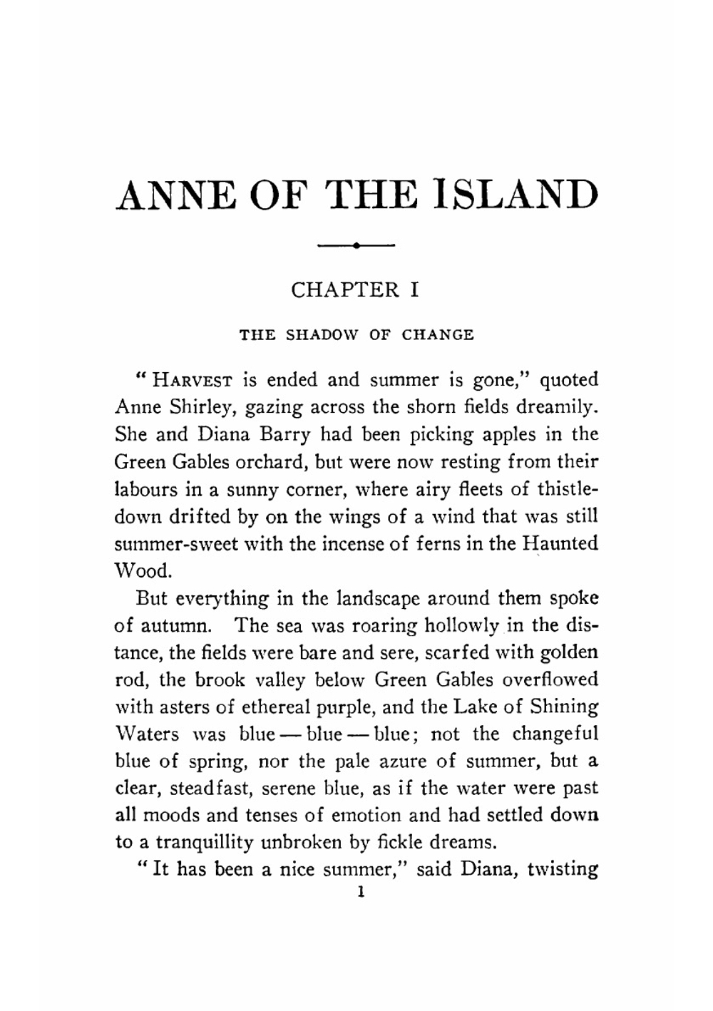 Anne of the Island | Lucy Maud Montgomery